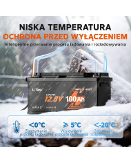 Akumulátor LiTime 12V 100Ah H190 s Bluetooth - ideální pro karavany a off-grid systémy