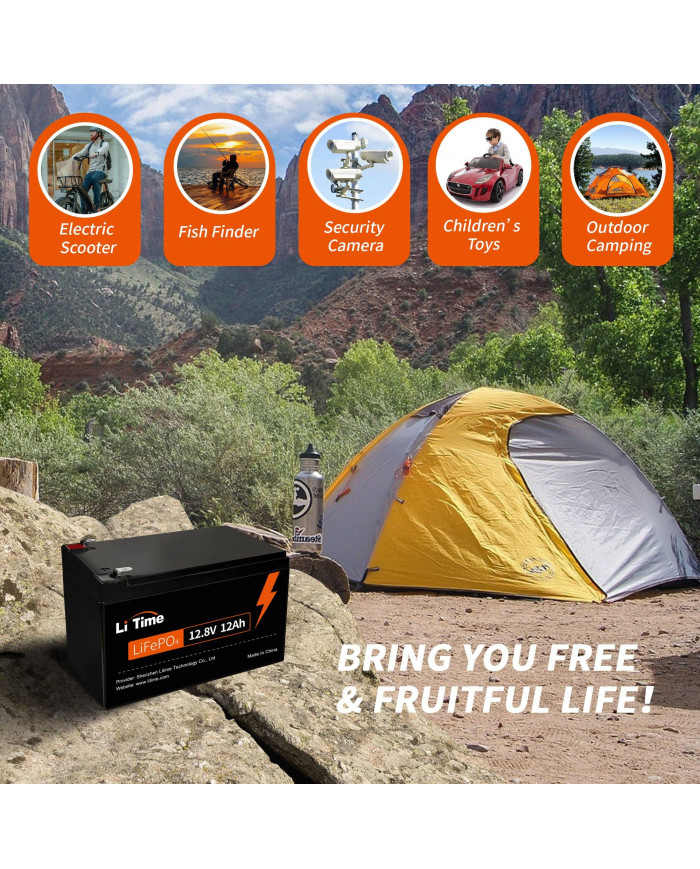 Baterie LiTime 12V 12Ah 12V12-12-Basic-8-A12