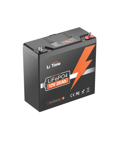 Baterie LiTime 12V 20Ah Basic L12V20-20-BASIC-4-A20