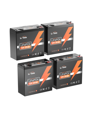 Baterie LiTime 12V 20Ah Basic L12V20-20-BASIC-4-A20