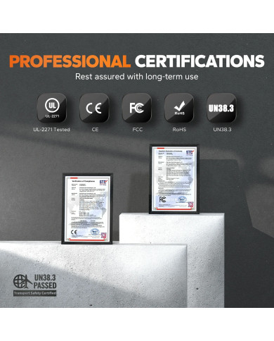 LiTime 12V 45Ah baterie pro kolečkové židle L12V45-45-GU1-WCHR-12-A33