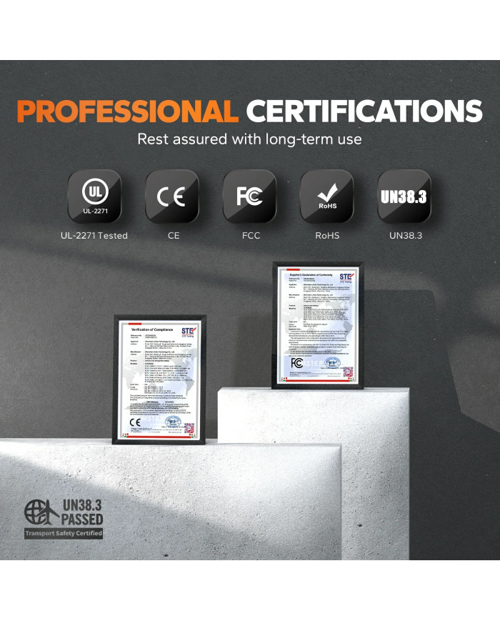 LiTime 12V 45Ah baterie pro kolečkové židle L12V45-45-GU1-WCHR-12-A33