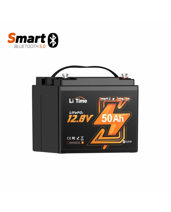 Akumulator LiTime 12V  50Ah Trolling Motor Bluetooth L12V50-50-TM-BT-4-A38