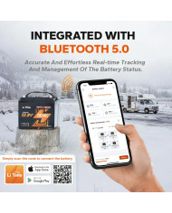 Akumulator LiTime 12V  50Ah Trolling Motor Bluetooth L12V50-50-TM-BT-4-A38