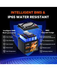 Akumulator LiTime 12V  50Ah Trolling Motor Bluetooth L12V50-50-TM-BT-4-A38