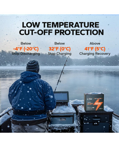 LiTime 12V 65Ah baterie pro kolečkové židle L12V65-65-G22NF-WCHR-4-A55