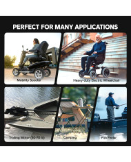 LiTime 12V 65Ah baterie pro kolečkové židle L12V65-65-G22NF-WCHR-4-A55