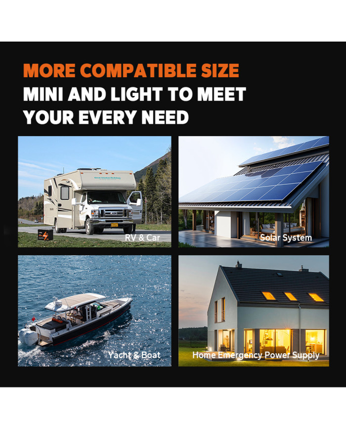 Baterie LiTime 12V 100Ah Group24 L12V100-100-GROUP24-4-A70