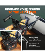 LiTime 12V 100Ah Trolling motor - baterie pro vlečné motory L12V100-100-TM-4-A100