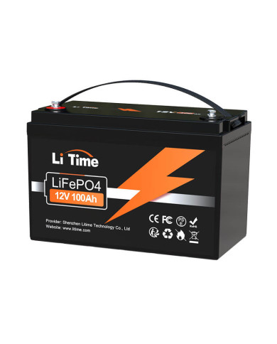 LiTime baterie 12V 100Ah Basic L12V100-100-BASIC-4-A100