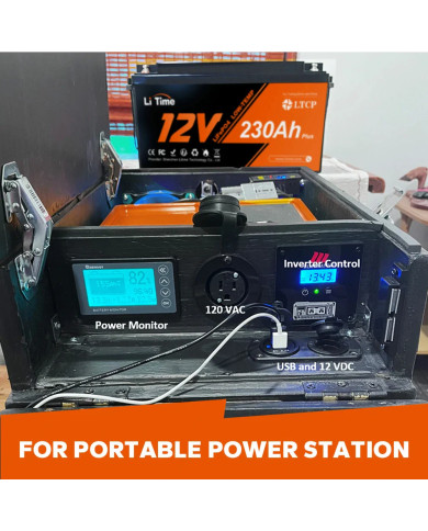 Baterie LiTime 12V 230Ah Low Temp L12V230-200-LTCP-4-A150