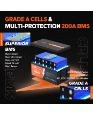 LiTime baterie 12V 300Ah Basic L12V300-200-BASIC-4-A200