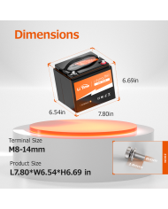 Baterie LiTime 24V 25Ah Max L24V25-50-MAX-8-A38