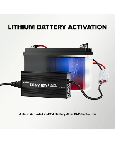 Nabíječka LiTime 12V (14,6V) 10A L12V10A-BCHA-X