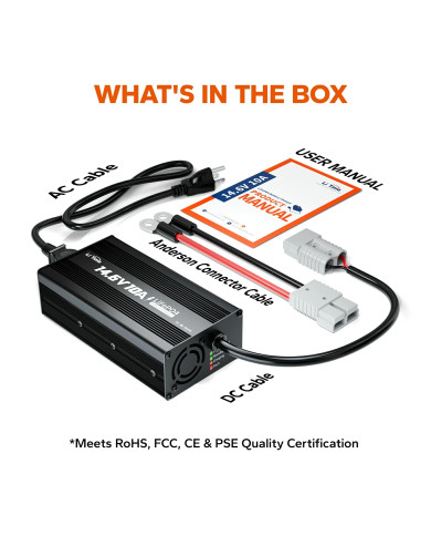 Nabíječka LiTime 12V (14,6V) 10A L12V10A-BCHA-X