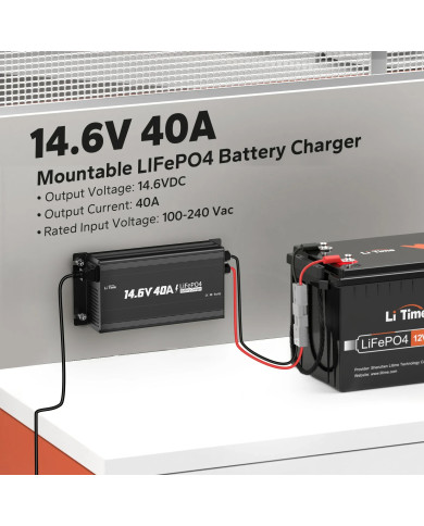 Nabíječka LiTime 12V (14,6V) 40A L12V40A-BCHA-Y