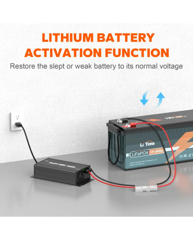 Nabíječka LiTime 12V (14,6V) 40A L12V40A-BCHA-Y