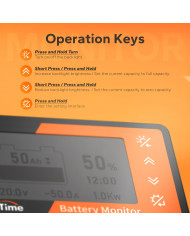 Monitor baterií Litime 500A s měřicím bočníkem L-MONITOR500A-B