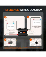 Nabíječka LiTime 12V 40A DC na DC L12V40A-DC-E