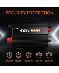 Nabíječka LiTime 12V 40A DC na DC L12V40A-DC-E