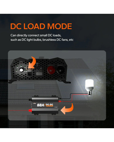 Nabíječka baterií LiTime 12V 60A DC na DC L12V60A-DC-E