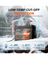 Baterie LiTime 12V 100Ah Bluetooth typ Group24 L12V100-100-GROUP24-BT-4-A70