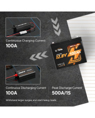 Baterie LiTime 12V 100Ah Bluetooth typ Group24 L12V100-100-GROUP24-BT-4-A70