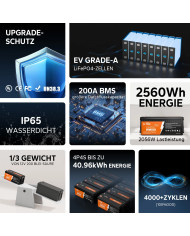 Baterie LiTime 12V 200Ah Plus - L12V200-200-Plus-8-A160