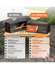 Baterie LiTime 12V 200Ah Plus - L12V200-200-Plus-8-A160
