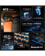 Litime 51,2V 30Ah GC Bluetooth baterie L51.2V30-100-GC-BT-32-AGC2