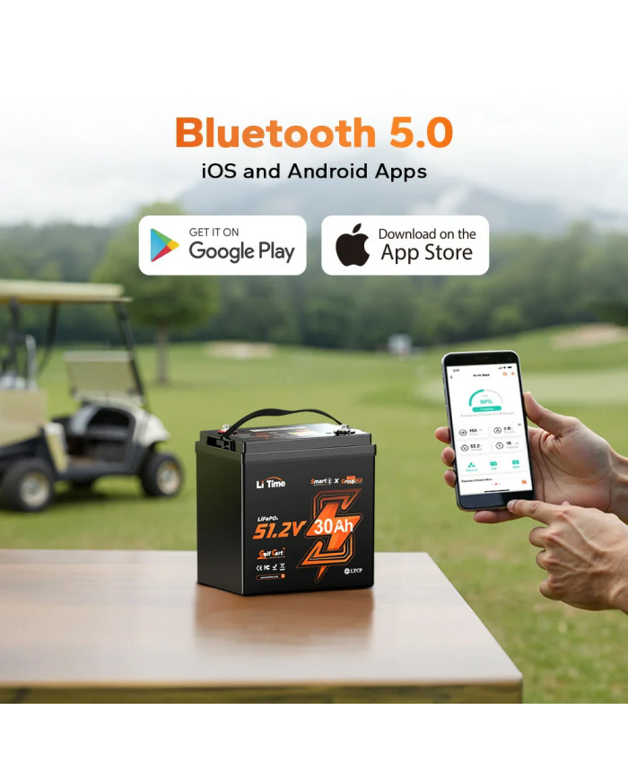 Litime 51,2V 30Ah GC Bluetooth baterie L51.2V30-100-GC-BT-32-AGC2