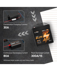 Litime 51,2V 30Ah GC Bluetooth baterie L51.2V30-100-GC-BT-32-AGC2