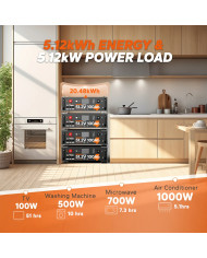 Akumulátor Litime 51,2 V 100 Ah COM L51.2V100-100-COM-16-S3U