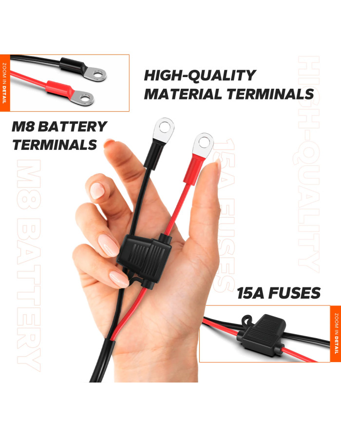 Litime 12V (14,6V) 10A duální vodotěsná nabíječka 12V10A-BCHA-2BANK-WP-Y