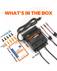 Litime 12V (14,6V) 10A duální vodotěsná nabíječka 12V10A-BCHA-2BANK-WP-Y