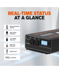 Litime měnič napětí 12 VDC/230VAC 1000W Sinus