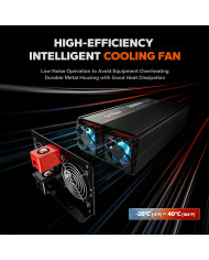 Měnič napětí Litime 3000W Sinus 12 VDC/230VAC