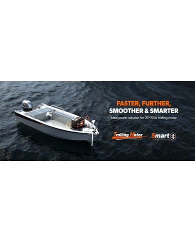 LiTime 12V 100Ah Trolling motor - baterie pro vlečné motory L12V100-100-TM-4-A100