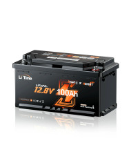 LiTime baterie 12V 100Ah 200A H190 Bluetooth topná rohož L12V100-200-H190-MHBT-4-AC150-DE