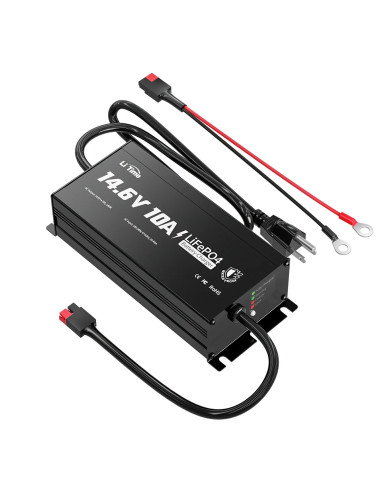 LiTime 12V (14,6V) 10A Vodotěsná nabíječka Litime L12V10A-WP-Y-DE