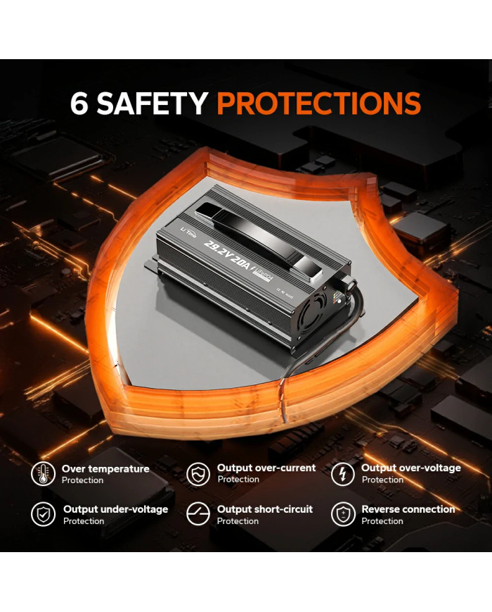 Nabíječka LiTime 24V (29,2V) 20A L24V20A-BCHA-X