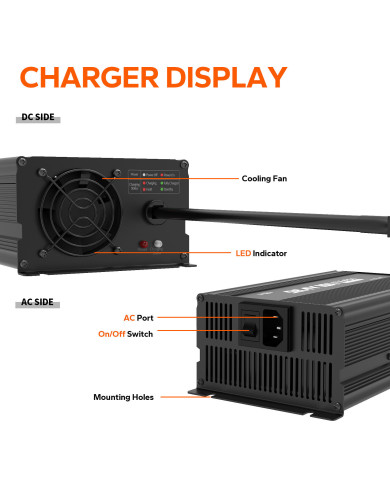 Nabíječka Litime 48V (58,4V) 10A L48V10A-BCHA-Y