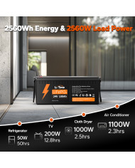 Baterie LiTime 24V 100Ah Basic L24V100-100-BASIC-8-A160