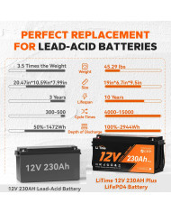 Baterie LiTime 12V 230Ah Low Temp L12V230-200-LTCP-4-A150