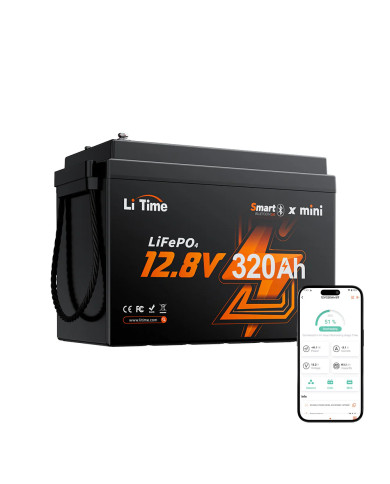Baterie LiTime 12V 320Ah Bluetooth L12V320-200-BT-4-W190-DE